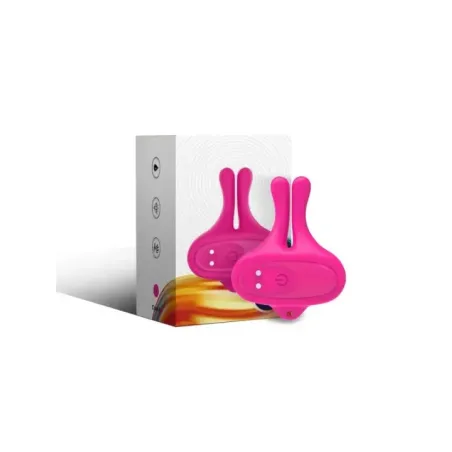 Armony - Morsetti Per Capezzoli Magnetici Vibranti A Forma Di Coniglio Rosa - ARMONY STIMULATORS - Pinzette Capezzoli | erosidea.com
