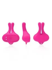 Armony - Morsetti Per Capezzoli Magnetici Vibranti A Forma Di Coniglio Rosa - ARMONY STIMULATORS - Pinzette Capezzoli | erosidea.com