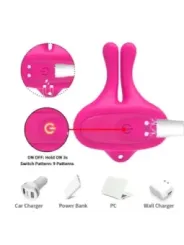 Armony - Morsetti Per Capezzoli Magnetici Vibranti A Forma Di Coniglio Rosa - ARMONY STIMULATORS - Pinzette Capezzoli | erosidea.com