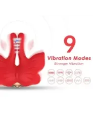 Armony - Morsetti Per Capezzoli Magnetici Con Vibrazione A Forma Di Farfalla Rossi - ARMONY STIMULATORS - Bondage | erosidea.com