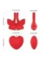 Armony - Morsetti Per Capezzoli Magnetici Con Vibrazione A Forma Di Farfalla Rossi - ARMONY STIMULATORS - Bondage | erosidea.com