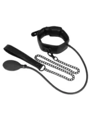 Fetish Submissive Bondage - Collare Gonfiabile Da Strangolamento Con Catena - FETISH SUBMISSIVE EXTREME - Collari e Guinzagli | erosidea.com