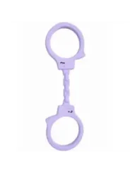 Diablo Picante - Manette In Silicone Malva - DIABLO PICANTE - Manette e Polsini | erosidea.com
