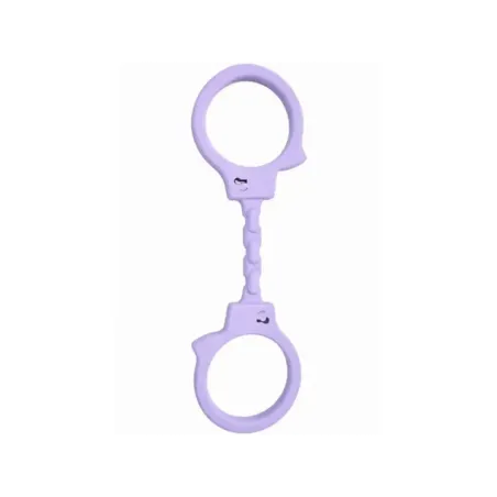 Diablo Picante - Manette In Silicone Malva - DIABLO PICANTE - Manette e Polsini | erosidea.com