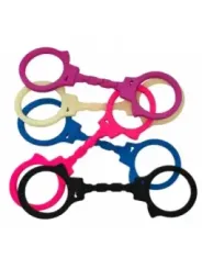Diablo Picante - Manette In Silicone Malva - DIABLO PICANTE - Manette e Polsini | erosidea.com