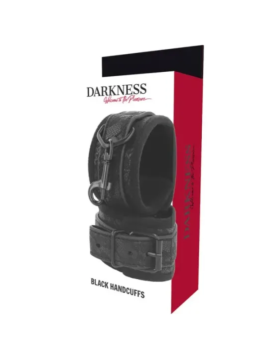 Darkness - Manette Bdsm Nere Di Lusso - DARKNESS BONDAGE - Manette e Polsini | erosidea.com