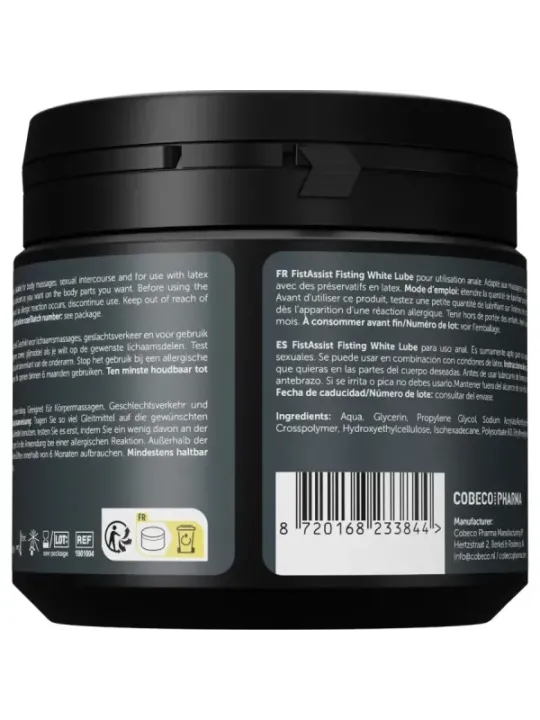 Cobeco - Fist Assist Lube Bianco Extra-Denso 500 Ml - COBECO - FIST ASSIST - Anali | erosidea.com