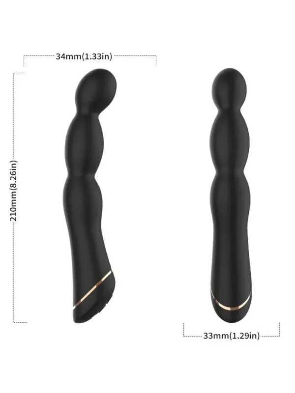 Armony - Vibratore Bambu Regolabile Nero - ARMONY VIBRATORS - Vibratori Anali | erosidea.com