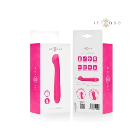 Intense - Vibratore Paty 19 Cm Flessibile 10 Vibrazioni Modello 2 Rosa - INTENSE HIGH TECH - Vibratori Anali | erosidea.com