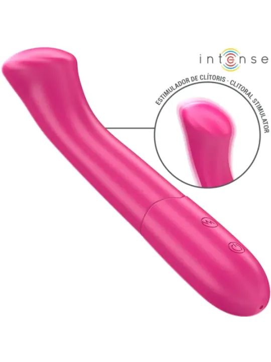 Intense - Vibratore Paty 19 Cm Flessibile 10 Vibrazioni Modello 2 Rosa - INTENSE HIGH TECH - Vibratori Anali | erosidea.com
