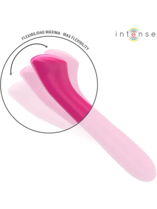 Intense - Vibratore Paty 19 Cm Flessibile 10 Vibrazioni Modello 2 Rosa - INTENSE HIGH TECH - Vibratori Anali | erosidea.com