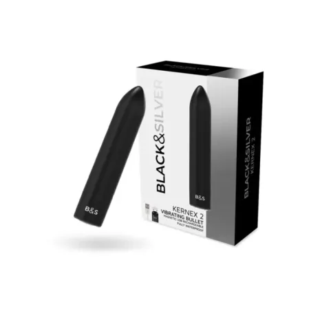 Black&Silver - Kernex 2 Proiettile Magnetico Vibrante Nero - BLACK&SILVER - Vibratori Mini | erosidea.com