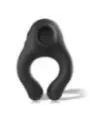 Black&Silver - Anello Vibratore In Silicone 3 Motori Ricaricabile Nero - BLACK&SILVER - Vibratori Mini | erosidea.com