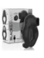 Black&Silver - Anello Vibratore In Silicone 3 Motori Ricaricabile Nero - BLACK&SILVER - Vibratori Mini | erosidea.com