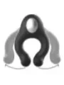 Black&Silver - Anello Vibratore In Silicone 3 Motori Ricaricabile Nero - BLACK&SILVER - Vibratori Mini | erosidea.com