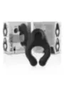 Black&Silver - Anello Vibratore In Silicone 3 Motori Ricaricabile Nero - BLACK&SILVER - Vibratori Mini | erosidea.com