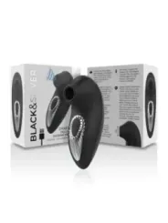 Black&Silver - Drake Deluxe Sucking Vibe Ricaricabile In Silicone Nero - BLACK&SILVER - Vibratori Mini | erosidea.com