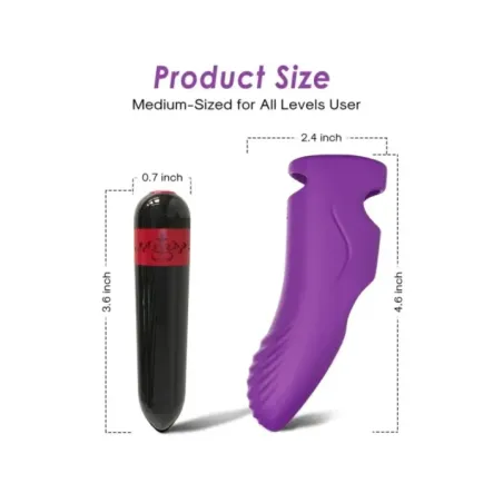 Armony - Aurora Vibratore Finger Viola - ARMONY VIBRATORS - Vibratori Mini | erosidea.com