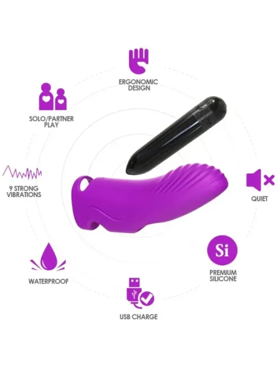 Armony - Aurora Vibratore Finger Viola - ARMONY VIBRATORS - Vibratori Mini | erosidea.com