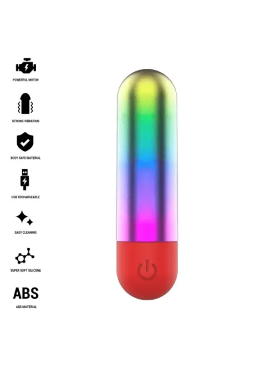 Intense - Debbie Proiettile Vibrante Per Clitoride Rainbow - INTENSE FUN TOYS - Vibratori Mini | erosidea.com