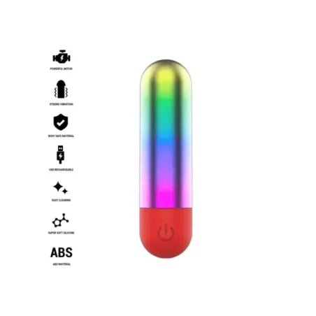 Intense - Debbie Proiettile Vibrante Per Clitoride Rainbow - INTENSE FUN TOYS - Vibratori Mini | erosidea.com