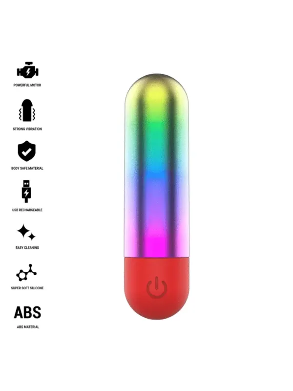 Intense - Debbie Proiettile Vibrante Per Clitoride Rainbow - INTENSE FUN TOYS - Vibratori Mini | erosidea.com