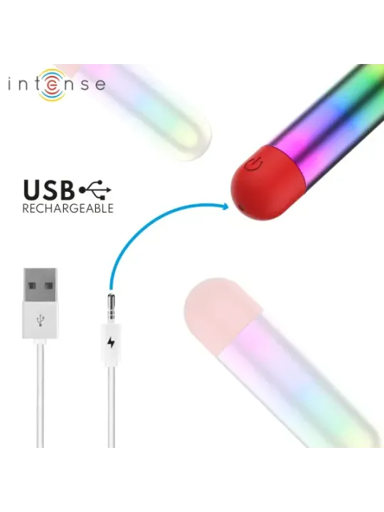 Intense - Debbie Proiettile Vibrante Per Clitoride Rainbow - INTENSE FUN TOYS - Vibratori Mini | erosidea.com