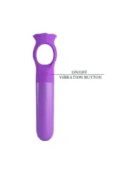 Pretty Love - Giana Mini Massaggiatore Vibrante Ricaricabile Viola - HIGH TECH - Vibratori Mini | erosidea.com