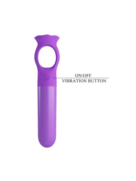 Pretty Love - Giana Mini Massaggiatore Vibrante Ricaricabile Viola - HIGH TECH - Vibratori Mini | erosidea.com
