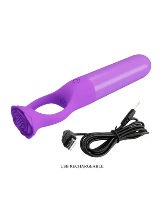 Pretty Love - Giana Mini Massaggiatore Vibrante Ricaricabile Viola - HIGH TECH - Vibratori Mini | erosidea.com