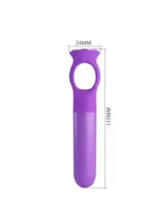 Pretty Love - Giana Mini Massaggiatore Vibrante Ricaricabile Viola - HIGH TECH - Vibratori Mini | erosidea.com