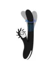Black&Silver - Vibrazione Di Rotazione Di Bunny Storm - BLACK&SILVER - Vibratori Doppi | erosidea.com