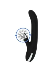 Black&Silver - Vibrazione Di Rotazione Di Bunny Storm - BLACK&SILVER - Vibratori Doppi | erosidea.com