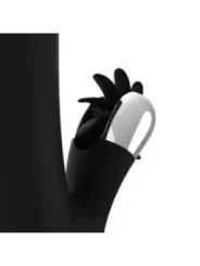 Black&Silver - Vibrazione Di Rotazione Di Bunny Storm - BLACK&SILVER - Vibratori Doppi | erosidea.com