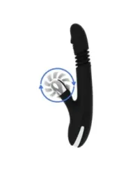 Black&Silver - Vibra Su E Gi™ Con Canna Di Coniglio - BLACK&SILVER - Vibratori Doppi | erosidea.com