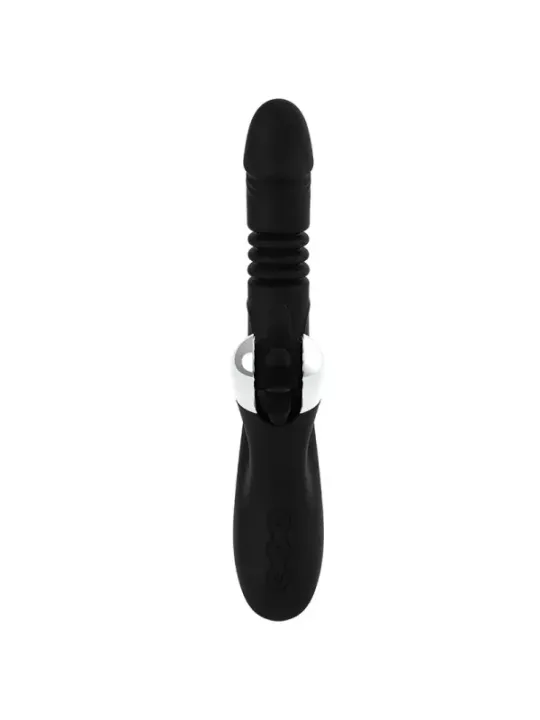Black&Silver - Vibra Su E Gi™ Con Canna Di Coniglio - BLACK&SILVER - Vibratori Doppi | erosidea.com