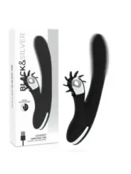 Black&Silver - Vibra Vibrante Bunny Johnny - BLACK&SILVER - Vibratori Doppi | erosidea.com