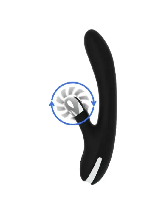 Black&Silver - Vibra Vibrante Bunny Johnny - BLACK&SILVER - Vibratori Doppi | erosidea.com