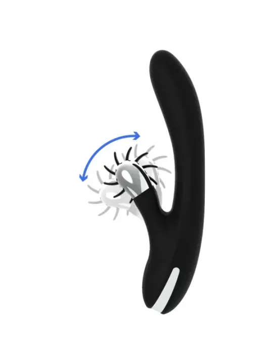Black&Silver - Vibra Vibrante Bunny Johnny - BLACK&SILVER - Vibratori Doppi | erosidea.com