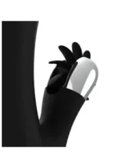 Black&Silver - Vibra Vibrante Bunny Johnny - BLACK&SILVER - Vibratori Doppi | erosidea.com