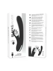 Black&Silver - Vibra Vibrante Bunny Johnny - BLACK&SILVER - Vibratori Doppi | erosidea.com