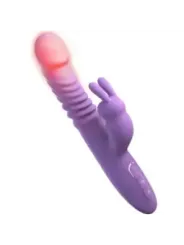 Fantasy For Her - Stimolatore Per Clitoride Coniglio Con Funzione Calore Oscillazione E Vibrazione Viola - FANTASY FOR HER - Vibratori Rabbit | erosidea.com