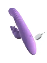 Fantasy For Her - Stimolatore Per Clitoride Coniglio Con Funzione Calore Oscillazione E Vibrazione Viola - FANTASY FOR HER - Vibratori Rabbit | erosidea.com