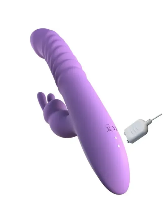 Fantasy For Her - Stimolatore Per Clitoride Coniglio Con Funzione Calore Oscillazione E Vibrazione Viola - FANTASY FOR HER - Vibratori Rabbit | erosidea.com