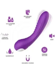 Armony - Vibratore Legend In Silicone Viola - ARMONY VIBRATORS - Vibratori Doppi | erosidea.com