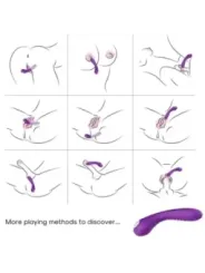Armony - Vibratore Legend In Silicone Viola - ARMONY VIBRATORS - Vibratori Doppi | erosidea.com
