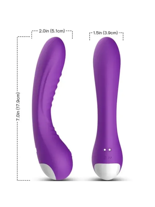 Armony - Vibratore Legend In Silicone Viola - ARMONY VIBRATORS - Vibratori Doppi | erosidea.com