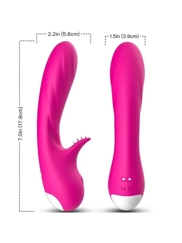 Armony - Vibratore Romance Con Stimolatore Fucsia - ARMONY VIBRATORS - Vibratori Clitoride | erosidea.com