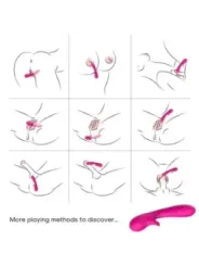 Armony - Vibratore Romance Con Stimolatore Fucsia - ARMONY VIBRATORS - Vibratori Clitoride | erosidea.com