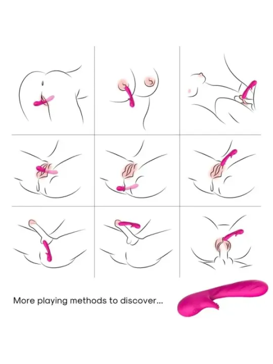 Armony - Vibratore Romance Con Stimolatore Fucsia - ARMONY VIBRATORS - Vibratori Clitoride | erosidea.com
